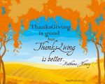 “ThanksLiving Is Better” Word Art Freebie