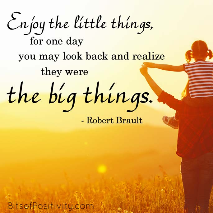 "Enjoy the Little Things" Word-Art Freebie