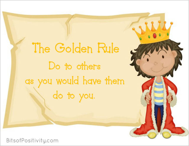 "Golden Rule" Word Art Freebie