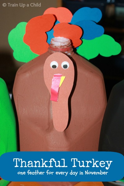 Thankful Turkey (Photo from Train Up a Child)