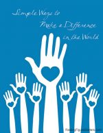 Simple Ways to Make a Difference in the World