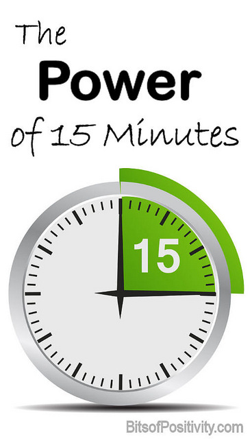 The Power of 15 Minutes