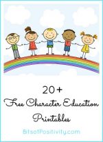 20+ Free Character Education Printables