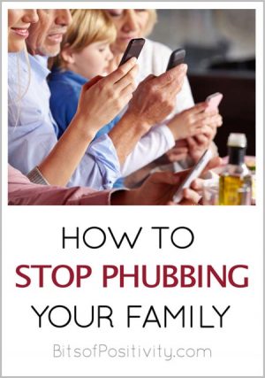 Visual Reference: How To Stop Phubbing Your Family