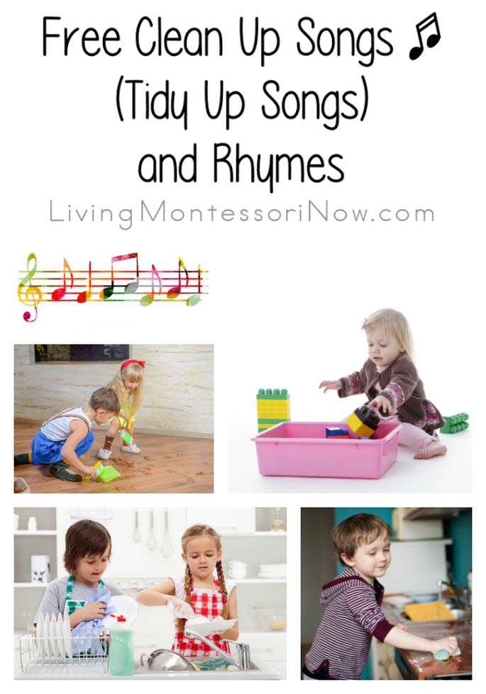Free Clean Up Songs (Tidy Up Songs) and Rhymes