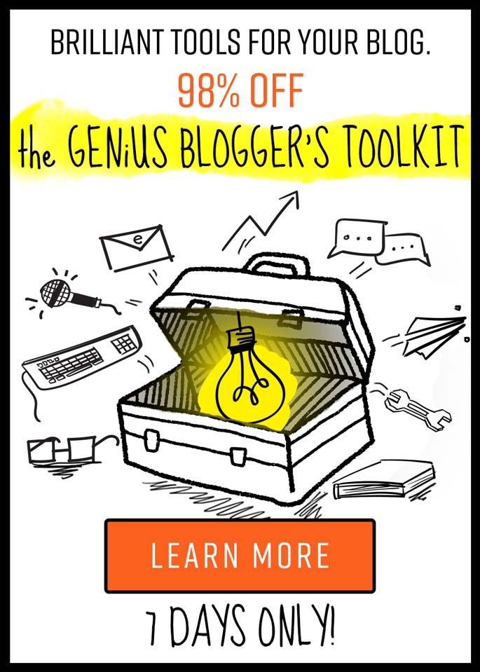 The Genius Blogger's Toolkit 98% Off!