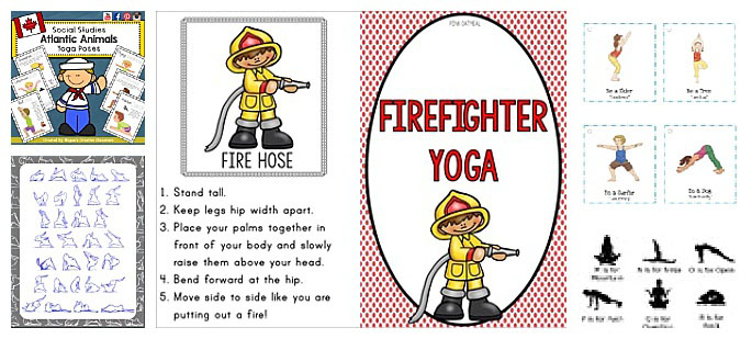 Free Yoga Pose Printables at Teachers Pay Teachers