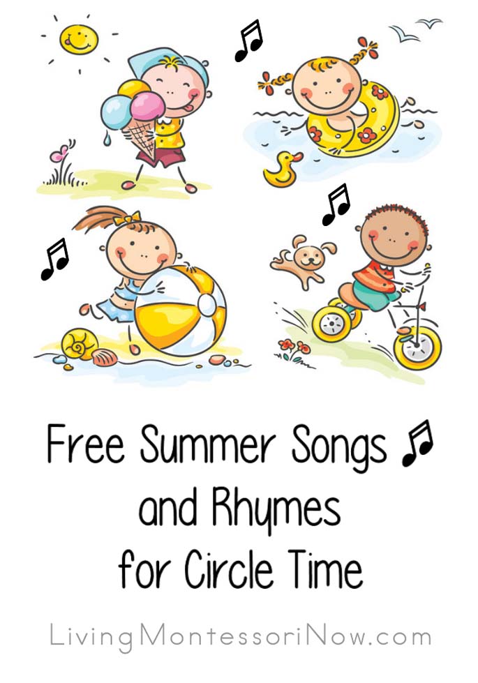 Free Summer Songs and Rhymes for Circle Time