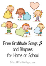 Free Gratitude Songs and Rhymes for Home or School
