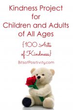 Kindness Project for Children and Adults of All Ages {100 Acts of Kindness}