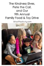 The Kindness Elves, Pete the Cat, and Our 9th Annual Family Food and Toy Drive